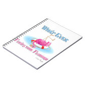 Carnet Quoi qu'il flotte votre Flamant rose (Côté gauche)