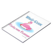 Carnet Quoi qu'il flotte votre Flamant rose 2 (Côté gauche)