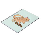 Carnet Quoll Australian Marsupial (Côté gauche)