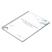 Carnet Quote d'aquarelle Inspiration personnalisée N (Côté gauche)