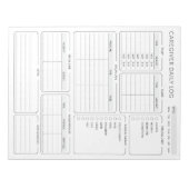 Carnet quotidien des aidants naturels, soins aux a (Devant)