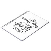 Carnet Quotidien est un nouveau début Inspirationnel Cita (Côté gauche)