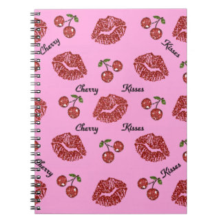 Carnet RAB Rockabilly Cherry Kisses on Pink