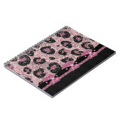 Carnet RAB Rockabilly Pink Leopard Ribbon Bows (Côté gauche)
