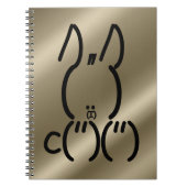 Carnet Rabbit ASCII (Devant)