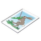 Carnet Rabbit de guerrier médiéval (Côté gauche)