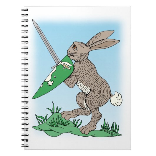 Carnet Rabbit de guerrier médiéval (Devant)