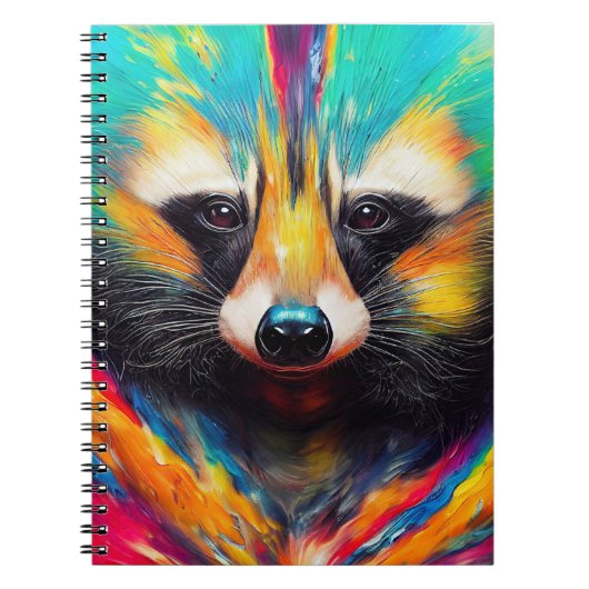 Carnet Raccoon Animal Discovery Aventure Nature Planet (Devant)