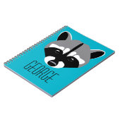 Carnet Raccoon aux yeux tristes (Côté gauche)