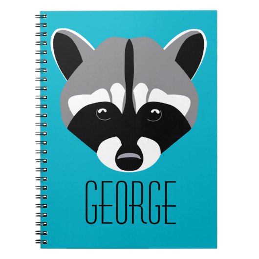 Carnet Raccoon aux yeux tristes (Devant)