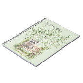 Carnet Raccoon Bird Bench Best Friends Forever Birch Tree (Côté gauche)