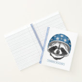 Carnet Raccoon Daredevil | Ajouter Votre Nom (Intérieur)