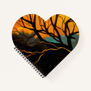 Carnet Racines dorées et Arbre du crépuscule