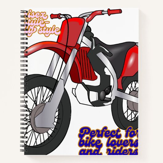 Carnet Racing Dirt Bike Art (Devant)