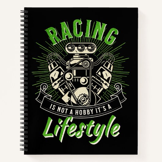 Carnet Racing is not A Hobby It's A Lifestyle (Devant)