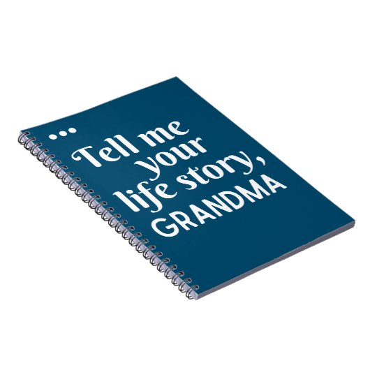 Carnet Raconte-moi ton histoire grand-mère cadeau (Côté Droit)
