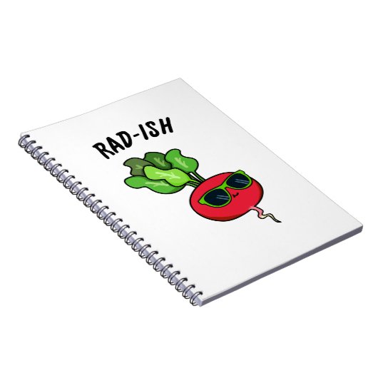 Carnet Rad ish Funny Veggie Radish Pun (Côté Droit)