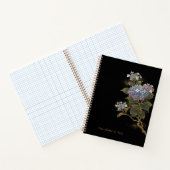 Carnet Radiant Ajisai: The Maki-e Style Hydrangea & Gold (Intérieur)