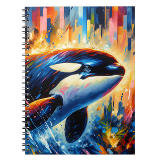 Carnet Radiant Orca Horizon – Colorful Sea Light
