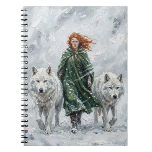 Carnet Radiant Peace Dove Lantern Imbolc Snowdrops Art (Devant)