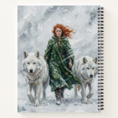 Carnet Radiant Peace Dove Lantern Imbolc Snowdrops Art (Dos)