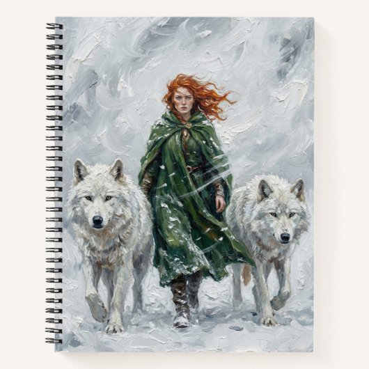 Carnet Radiant Peace Dove Lantern Imbolc Snowdrops Art (Devant)