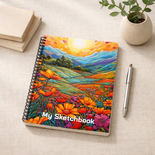 Carnet Radiant Wildflower Valley Art Sketchbook