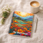 Carnet Radiant Wildflower Valley Art Sketchbook