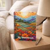 Carnet Radiant Wildflower Valley Art Sketchbook