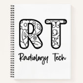 Carnet Radiologie Tech RT Rad Technicien Rad Cadeaux de r (Devant)