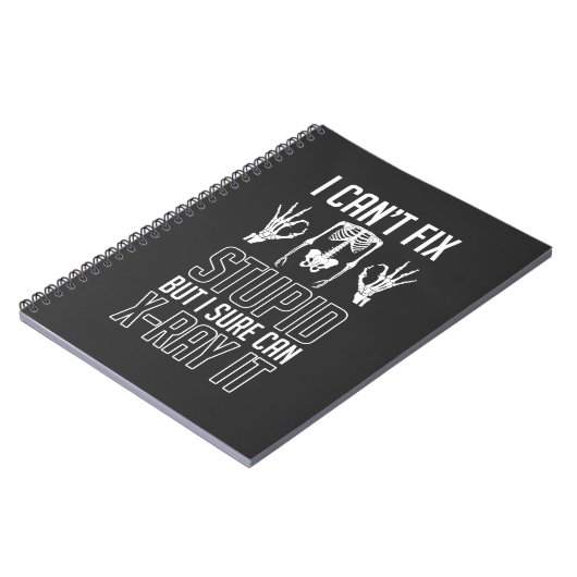 Carnet Radiologue Skeleton Technicien en radiologie (Côté gauche)