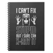 Carnet Radiologue Skeleton Technicien en radiologie (Devant)