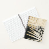 Carnet Raffie d'or - Franges de palme (Intérieur)