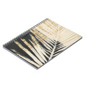 Carnet Raffie d'or - Franges de palme (Côté gauche)