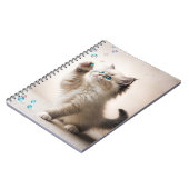 Carnet Ragdoll Kitten Jouer Avec Des Bulles De Savon (Côté gauche)