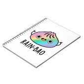 Carnet Rain-bao Funny Rainbow Dimsum Bao Pun  (Côté gauche)