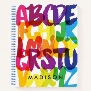 Carnet Rainbow Alphabet Kindergarten