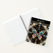 Carnet Rainbow Butterfly Art Deco Spiral Notebook (Intérieur)