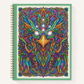 Carnet Rainbow Celestial Phoenix Zentangle Nooracle  (Devant)