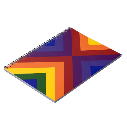 Carnet Rainbow Chevrons (Côté gauche)