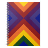 Carnet Rainbow Chevrons (Devant)