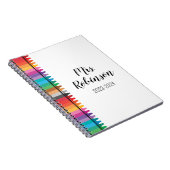 Carnet Rainbow Crayons Préscolaire Appréciation de l'ense (Côté Droit)