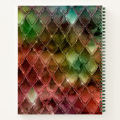 Carnet Rainbow Dragon Scales Texture (Dos)