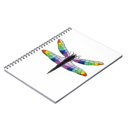 Carnet Rainbow Dragonfly (Côté gauche)