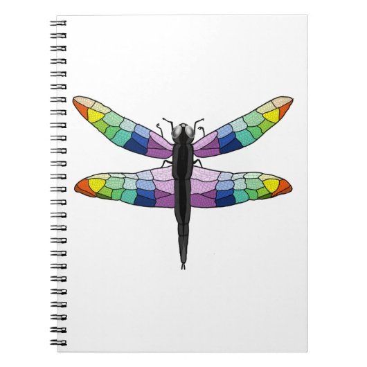 Carnet Rainbow Dragonfly (Devant)