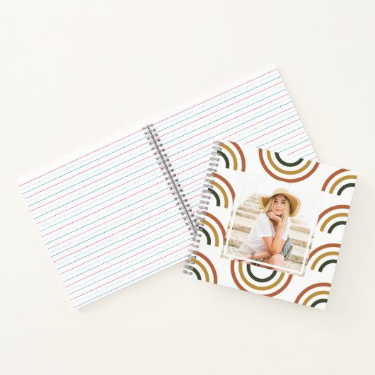 Carnet Rainbow Earth Tones Photo (Intérieur)