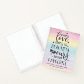 Carnet Rainbow Favorite Love Story Couple's Scrapbook (Intérieur)