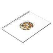 Carnet Rainbow Follower Pug St.Patrick's Day (Côté gauche)