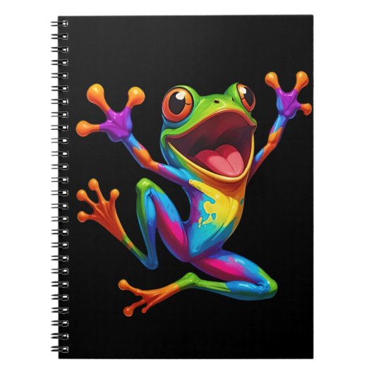 Carnet Rainbow Frog (Devant)