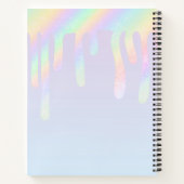 Carnet Rainbow Glitter Aesthetic Composition (Dos)